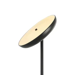 Lampadaire en métal noir mat LED intégrée 2500lm dimmable 35W ⌀30xH.181cm, Goodhome Songor