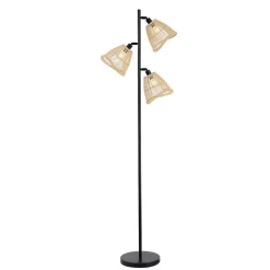 Lampadaire en rotin FELIA - Beige