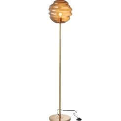 Lampadaire en Verre "Ruche" 156cm Marron