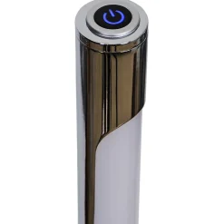 Lampadaire Eucrite LED intégrée argent