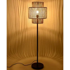 Lampadaire extérieur Cacun E27 15W IP44 jacinthe d'eau H.161 x Ø40 cm