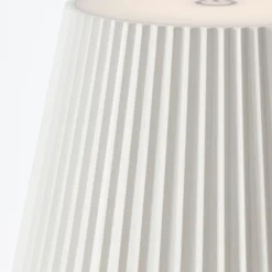 Lampadaire extérieur MACOBO blanc mat acier inoxydable/acrylique - LED intégrée 3,4W