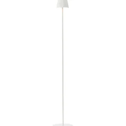 Lampadaire extérieur MACOBO blanc mat acier inoxydable/acrylique - LED intégrée 3,4W
