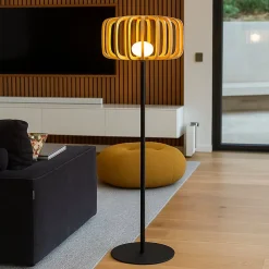 Lampadaire extérieur sans fil STANDY BAMBOU H150cm