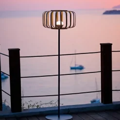 Lampadaire extérieur sans fil STANDY BAMBOU H150cm