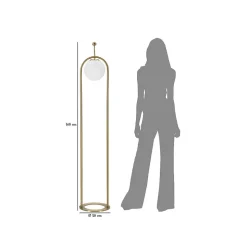 LAMPADAIRE GLAMY ARC d. 28X168