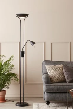 Lampadaire, GU10 + R7S, 35W max, IP20, noir - Markslöjd - Detroit