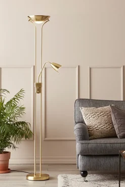 Lampadaire, GU10 + R7S, 35W max, IP20, laiton - Markslöjd - Detroit