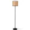 Lampadaire Helens E27 154 x 30 cm noir beige lux.pro