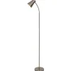 Lampadaire Hetange GoodHome E27 argent