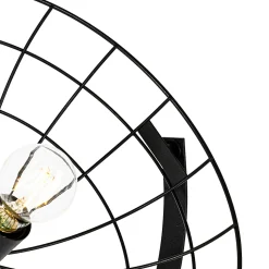 Lampadaire industriel noir 35 cm réglable - Hanze