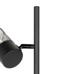 Lampadaire industriel noir 3 lumières - Jim