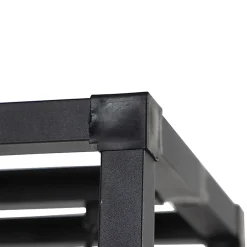 Lampadaire industriel noir 3 lumières - Big Cage