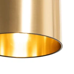 Lampadaire intelligent noir avec or avec Wifi A60 - Lofty