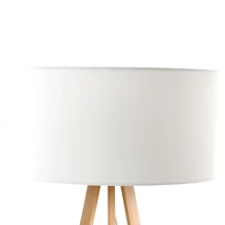 Lampadaire intérieur Petronia en bambou E27 15W ⌀62 x H.148cm GoodHome