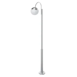 Lampadaire Jarrow E27 25W IP44 GoodHome chrome