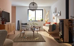 Lampadaire Kasungu E27 60W IP20 Ø28 x H. 95,5 cm GoodHome noir