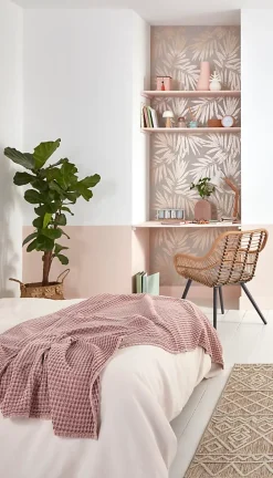 Lampadaire Kasungu E27 60w IP20 ø28 x h. 95,5 cm GoodHome coloris naturel