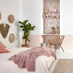 Lampadaire Kasungu E27 60w IP20 ø28 x h. 95,5 cm GoodHome coloris naturel