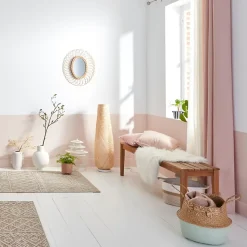 Lampadaire Kasungu E27 60w IP20 ø28 x h. 95,5 cm GoodHome coloris naturel