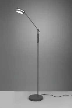 Lampadaire Led anthracite, variateur, mémoire - Trio - Franklin