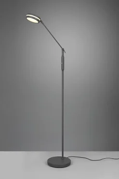 Lampadaire Led anthracite, variateur, mémoire - Trio - Franklin
