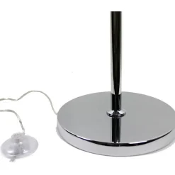 Lampadaire LED 167 cm design abstrait pied métal chromé - SQUARE