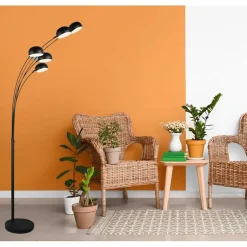 Lampadaire Led 5 lampes culot E14 - Trio - Dito