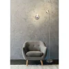 Lampadaire LED design Rodrik - H. 162 cm - Argent mat