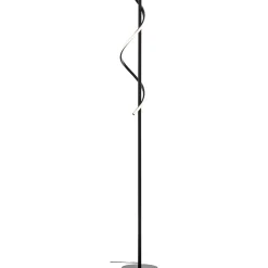 Lampadaire LED Eunice métal noir mat H.150cm IP20 E27 16W Brilliant