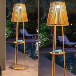 Lampadaire Led extérieur autonome solaire + batterie - New Garden - Okinawa