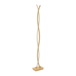 Lampadaire LED integrée Lasana 4 effet bois IP20 36W H.143cm Eglo