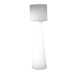 Lampadaire LED intégré Grace Ø37,5 x H.140 cm blanc New Garden