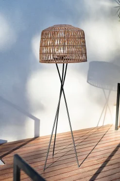 Lampadaire LED intégrée Amalfi Dimmable IP54 ø49x148cm Battery New Garden