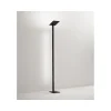 Lampadaire Led QUADRA Noir en métal H.180 cm Perenz