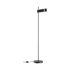 Lampadaire LED 3-Step-Dim Jagun 2700K 1250lm 20,4W Anthracite Feutre Matière plastique Métal