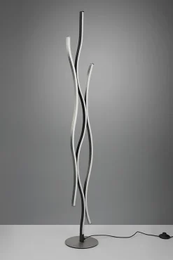 Lampadaire LED 28W 3250Lm 2300+3000+4000K dimmable à pédale - Trio - Blaze