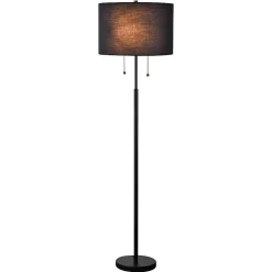 Lampadaire Light Prestige Fogo noir 2 x E27 1 pc.