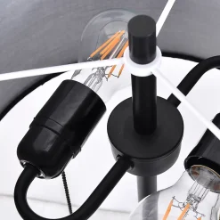 Lampadaire Light Prestige Fogo noir 2 x E27 1 pc.