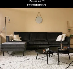 Lampadaire LORIN en acier avec 1xE27 - Noir - Lucide