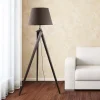 Lampadaire Marron 150cm Modèle Deep Trepied Old Wood Mac-andrews