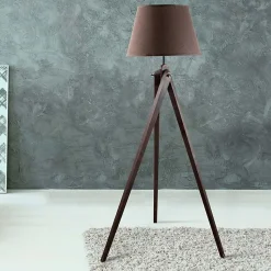 Lampadaire Marron 150cm Modèle Deep Trepied Old Wood Mac-andrews