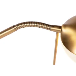 Lampadaire moderne bronze avec LED et variateur - Lexus