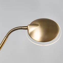 Lampadaire moderne bronze avec LED - Eva