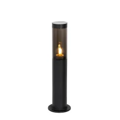 Lampadaire moderne d'extérieur noir 45 cm IP44 - Rox