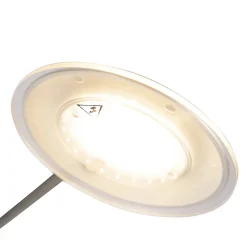 Lampadaire moderne en acier avec LED et bras de lecture - Ibiza