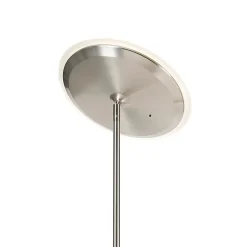 Lampadaire moderne en acier avec LED dimmable et bras de lecture - Strela