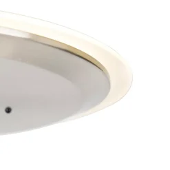 Lampadaire moderne en acier avec LED dimmable et bras de lecture - Strela