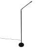 Lampadaire moderne noir avec LED et variateur tactile - Berdien