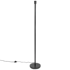 Lampadaire moderne noir sans abat-jour 149 cm - Simplo